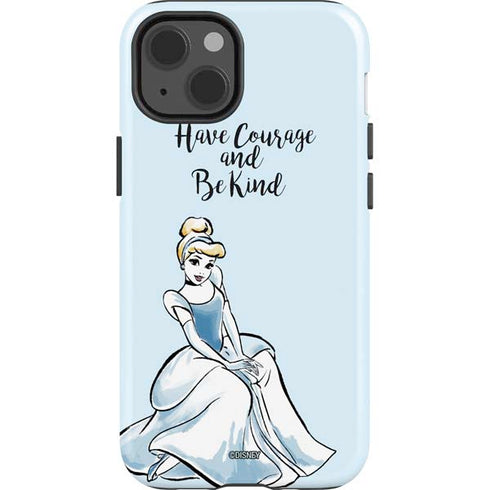 Disney Princess Cinderella Have Courage and Be Kind Art iPhone 15 Impact Case